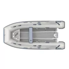 Tender Highfield Inflatable Boat with Aluminum hull ,EVA teak