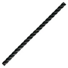 POLYESTER ROPE Μαύρο o8mm - 30mm