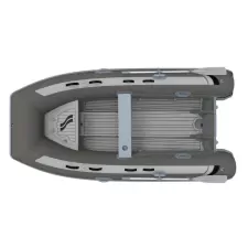 Tender Highfield Inflatable Boat with Aluminum hull ,EVA teak