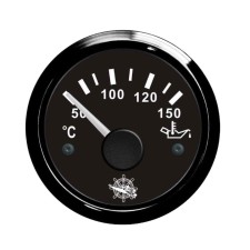 Oil temperature gauge 50/150° black