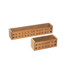 Multipurpose teak container 250x100x100 mm