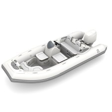 Φουσκωτό ZODIAC RIB yachtiline Neoprene Λευκό με κονσόλα και κάθισμα (Πολυεστερική Γάστρα)