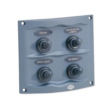 Switch Panel - 4 Compact Switch Grey