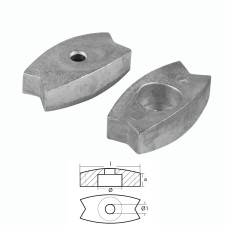 Plate Anode for QL Bow Thruster 51mm