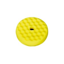 Polishing Sponge Embossed Soft Yellow 200mm  double-sided