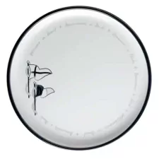 Melamine Non-slip Dinner Plate Welcome On Board, 6 Pc