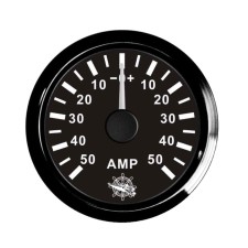 Ammeter w/shunt 50 A black