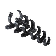 Heavy duty plastic clip black