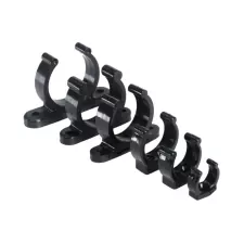 Heavy duty plastic clip black