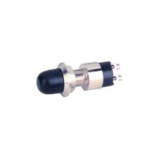 Water-Resistant Push Button Switch 12/24 V – DT 12/24 L , Black