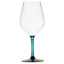 Ms Happy Wine Glass – Turquoise, Set 6 U.