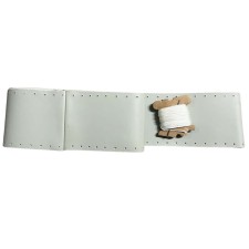 Leather Cover for Steering Wheel 760mm, 5 Spikes, Grey