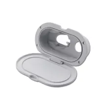 Oval shower box 150x75 mm