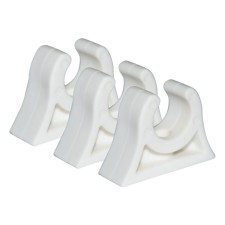 Tube clip 25/26 mm , White