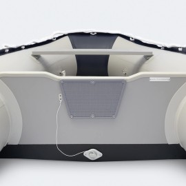 Inflatable boat Nautend PVC with single aluminium hull RAB/ Grey with diagonal navy