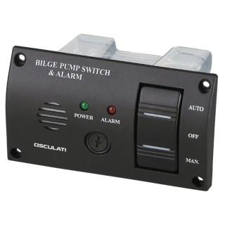 Control panel for general bilge pumps with audible alarm (ON-OFF-ON)