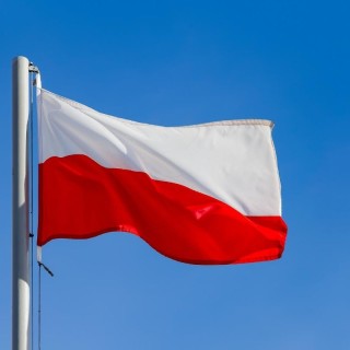 Σημαία Πολωνια 0,70m