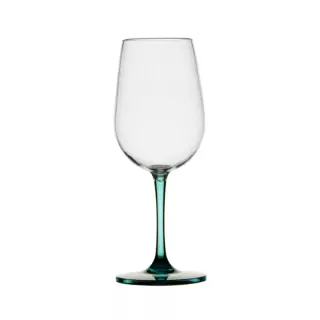 Ecozen Party Non-slip Wine Glass – Turquoise, Set 6 U.