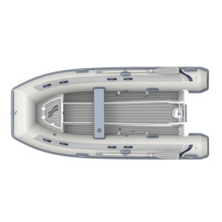 Tender Highfield Inflatable Boat with Aluminum hull ,EVA teak