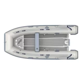 Tender Highfield Inflatable Boat with Aluminum hull ,EVA teak