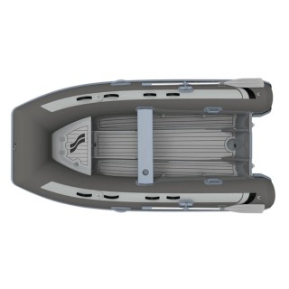 Tender Highfield Inflatable Boat with Aluminum hull ,EVA teak
