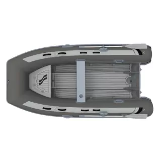 Tender Highfield Inflatable Boat with Aluminum hull ,EVA teak
