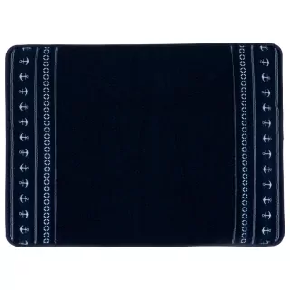 Πατάκι Μπάνιου Αντιολισθητικό με Άγκυρες Santorini Blue Navy 60x45cm