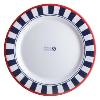 Non-slip Melamine Dessert Plate Venezia-Marine Business O20cm (Set of 6 pcs.)