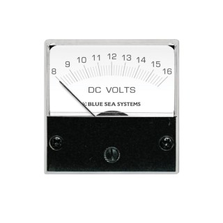 Micro Analog DC Voltmeter 8–16 V