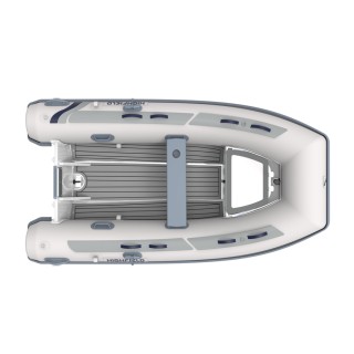 Tender Highfield Inflatable Boat with Aluminum hull ,EVA teak