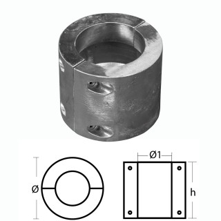 Shaft anode barel o95 - 115mm