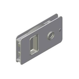 FLUSH entry door lock aluminium 2 keys