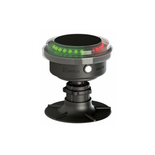 Tricolor navigation light, charging by usb and solar panel