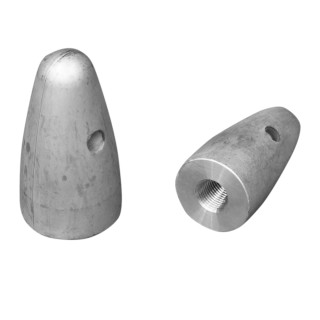 Anode Volvo Penta type nut for fixed propeller shaft O30 th.M20