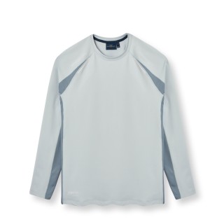 Mens Dynamic Dri-Fast LS Tee Titanium