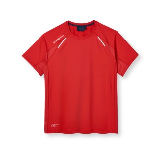 Womens Dynamic Dri Fast SS Tee Red