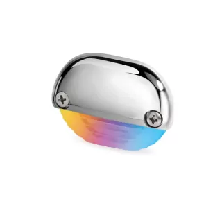 Apelo RGB Λάμπα Σήμανσης (Χρωμέ/INOX καπάκι, Multivolt, IP67)