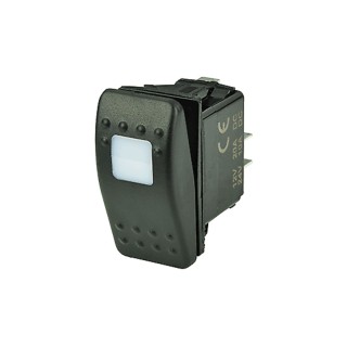 Contura SPST Switch Off-On 12/24 V with 1 Amber LED