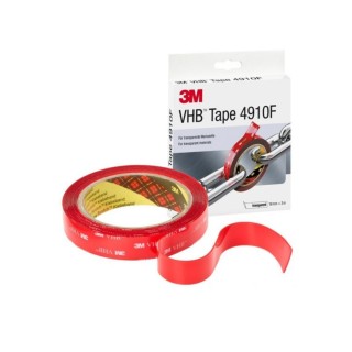 VHB 4910F Clear Acrylic Double-Sided Tape 19mm x 3m