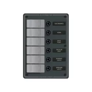 H2O 12&nbsp;V DC AGC Contura Panel – 6-Position