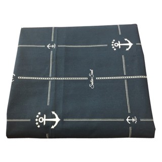 Laminated tablecloth 115 x 100 cm with anchor decoration Sailor Soul Marine Business
