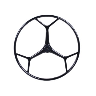 Steering wheel GFC RACE 3-spoke 1000mm, Black