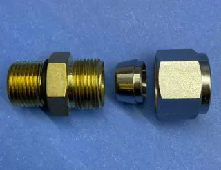 Spectra High Pressure 3/8 NPT x 1/2 Tube Bronze