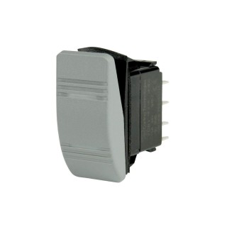 Contura DPDT On-On Rocker Switch with 2 Amber LEDs – 12/24 V