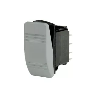 Contura DPDT On-On Rocker Switch with 2 Amber LEDs – 12/24&nbsp;V