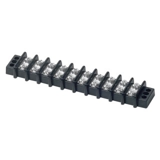 Μπλοκ Τερματικών 2x10 Θέσεις με Βίδες 6.3mm 30A