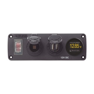 Panel Αξεσουάρ Υδατοστεγές – Διακόπτης, USB Θύρες & V-μετρητής
