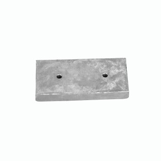 Hull Plate Anode 200x100x25mm