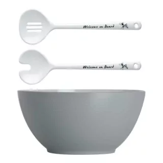 Melamine Salad Bowl And Servers Welcome On Board