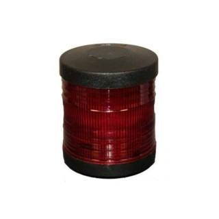 S25 A/R red, 12V, black housing